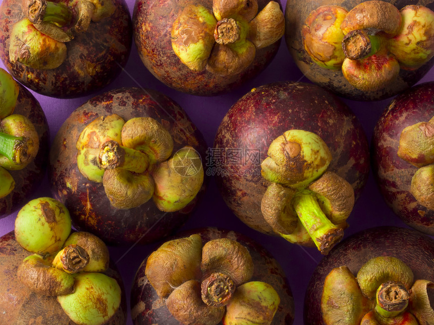芒果水平矿物热带维生素紫色矿物质食物水果藤黄图片