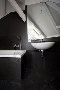 洗手间盆地建筑学收银台水龙头洗澡浴室背景图片