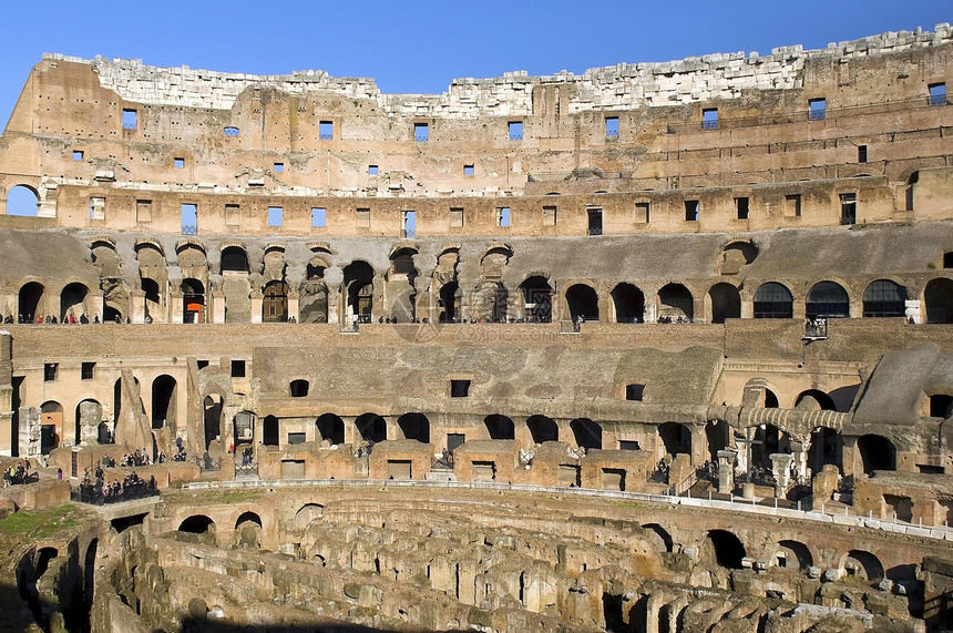 意大利罗马 大浩劫的废墟图片