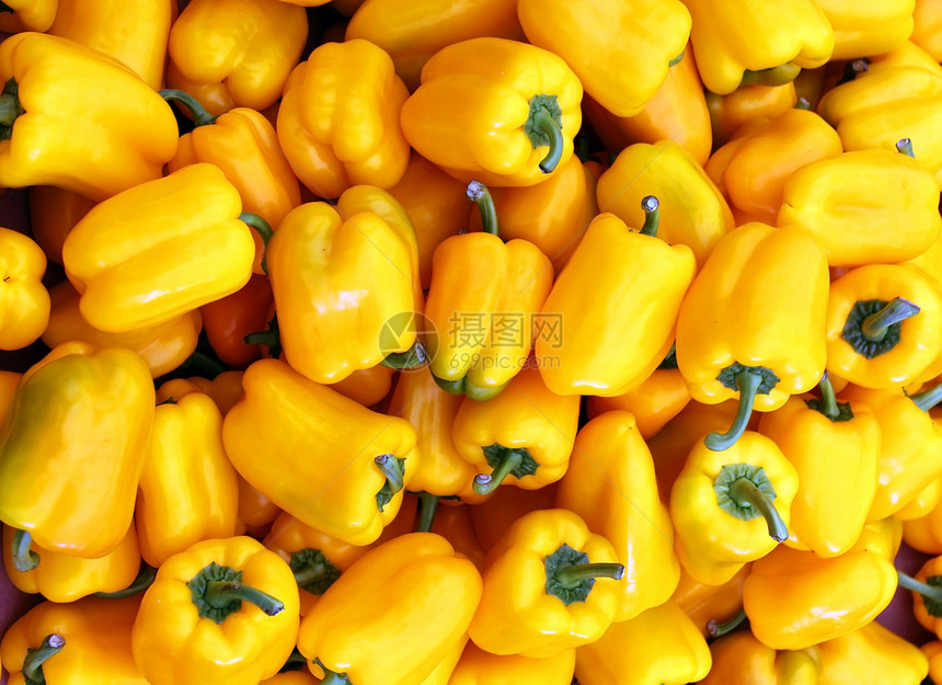 黄黄甜辣椒健康沙拉胡椒水果烹饪蔬菜农业黄色植物饮食图片