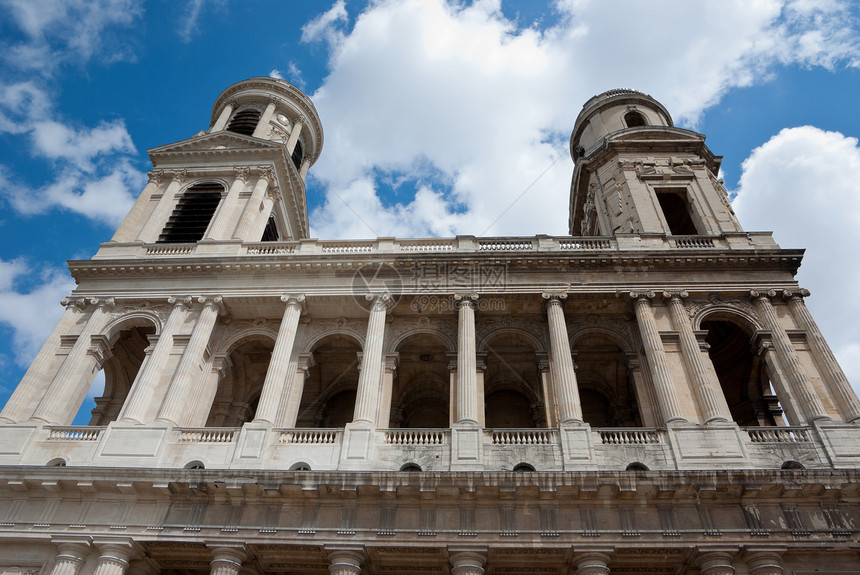 巴黎教堂宗教建筑学纪念碑风格阳光历史地标建筑天空历史性图片