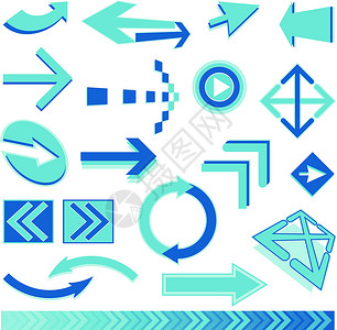 蓝箭标牌设计背景图片
