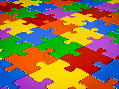Jigsaw 拼图游戏解决方案拼图团体团队背景图片