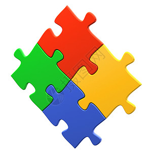 Jigsaw 拼图游戏团队拼图解决方案团体背景图片
