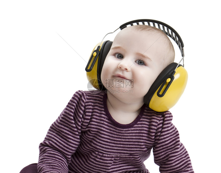 有耳部保护的婴儿喧嚣保障听力孩子安全工作耳套儿童哺乳期就业图片