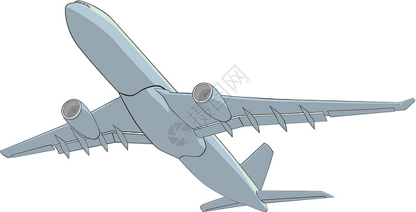 客机呼吸道载体航空飞机民间运输机身翅膀航天插图背景图片