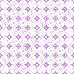 无缝的心型白色紫色条纹创造力绘画插图装饰墙纸叶子背景图片