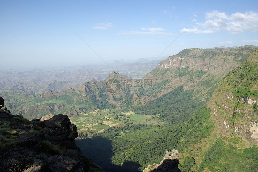埃塞俄比亚地貌景观场地荒野猿猴风景悬崖旅行草地顶峰图片