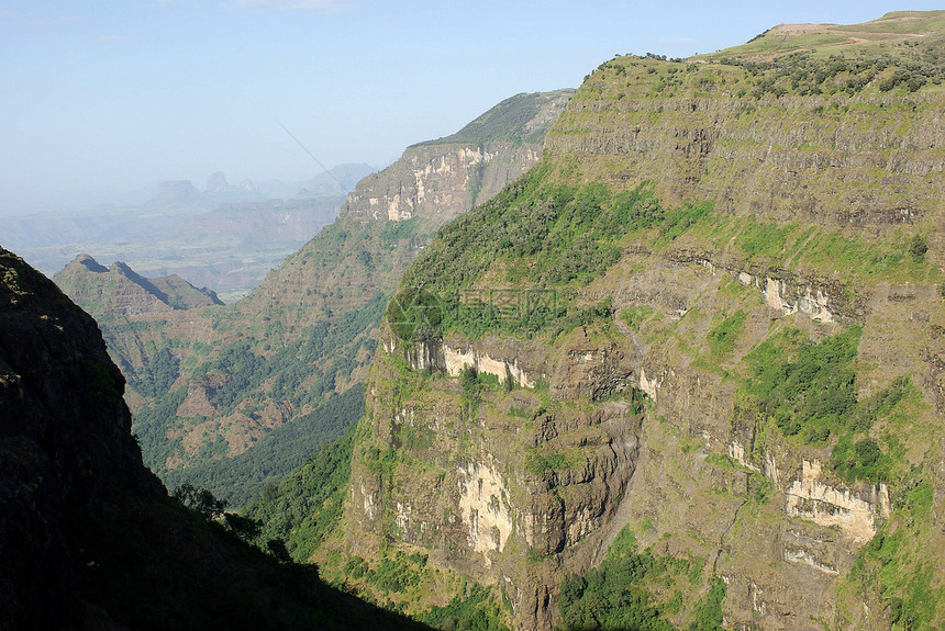 埃塞俄比亚地貌景观旅行悬崖荒野猿猴风景顶峰图片