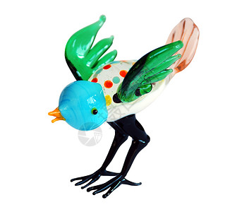 鸟雕像玻璃制品鸟类陶瓷背景图片