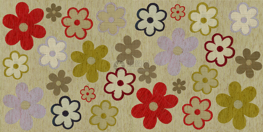 结构纹理  背景高分辨率材料红色黄色编织织物纺织品条纹宏观带子墙纸图片