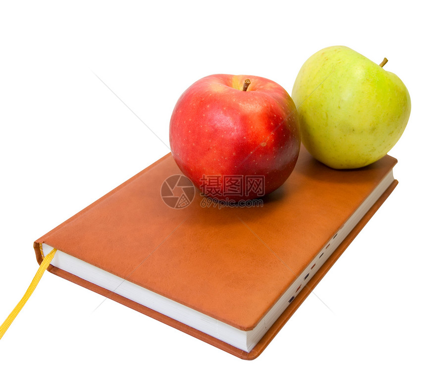 苹果和苹果书图片