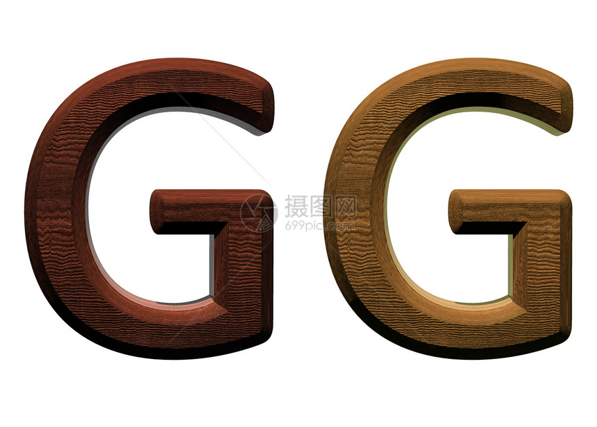 一张木字母字母的字母木头插图数字牌匾商业打印收藏涂层反射字体图片