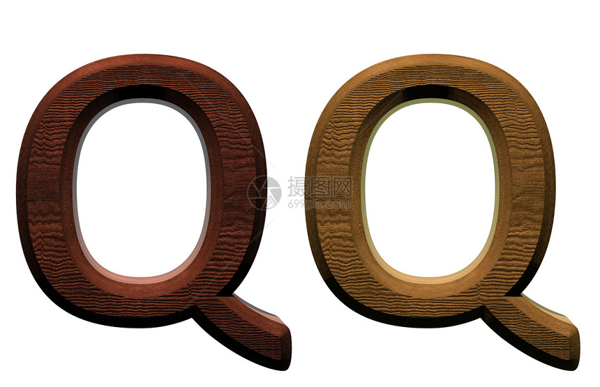 一张木字母字母的字母打字稿收藏数字橡木插图字体打印反射木头商业图片