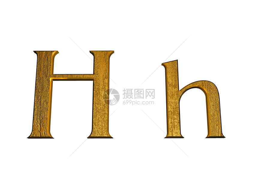 金字母的一字母插图牌匾打印反射金条金子数字金属字体脚本图片