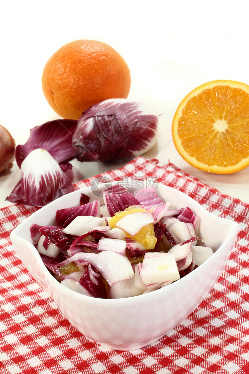色沙拉饮食烹饪订单小吃享受小菜健康减肥蔬菜食物图片