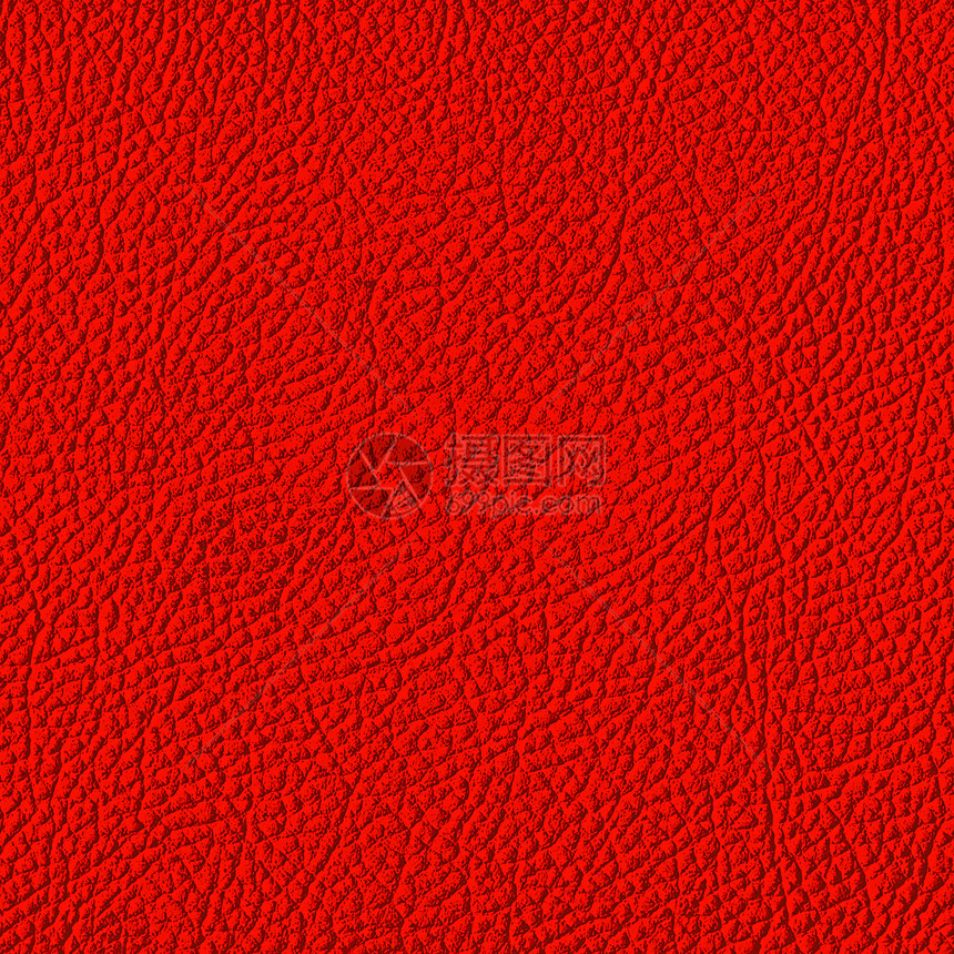 红色皮革纹理 (高分辨率扫描)图片