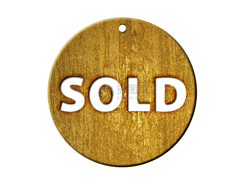 3D黄金销售标记顾客价格优惠券插图店铺圆形展示标签庆典金子图片