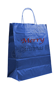 圣诞快乐纸袋背景图片
