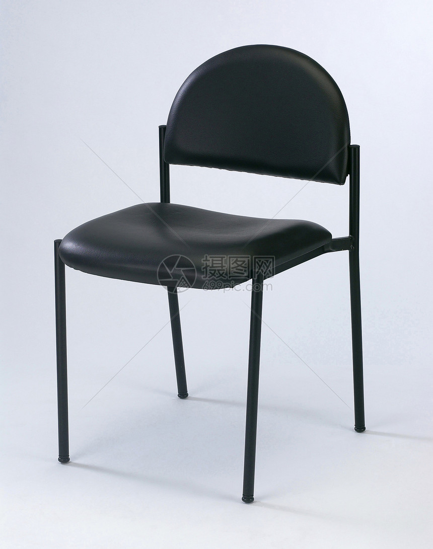 办公桌椅办公室椅子工作室白色塑料休息工作座位商业扶手图片