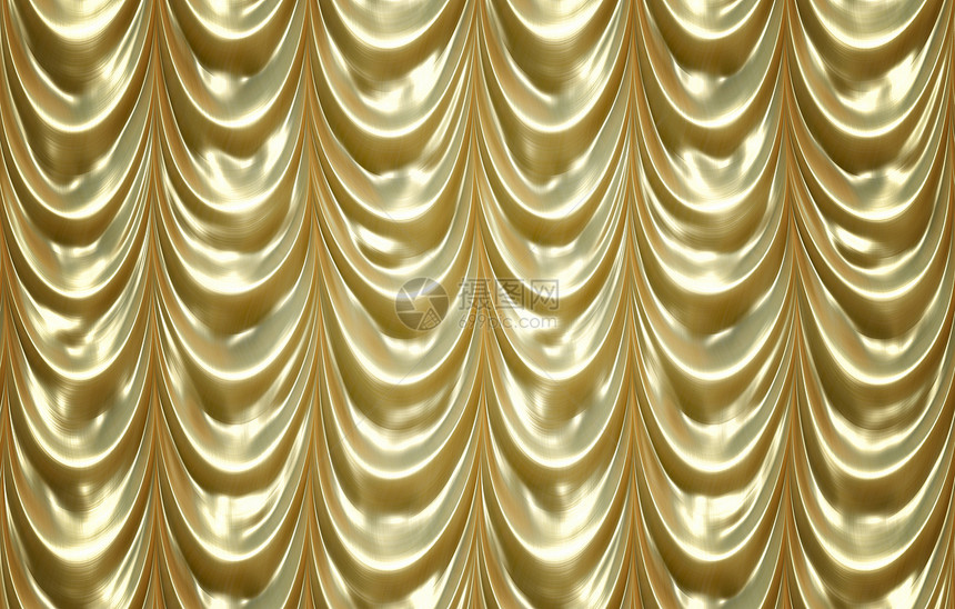 金窗帘金子电影天鹅绒金属织物插图娱乐圈剧院图片