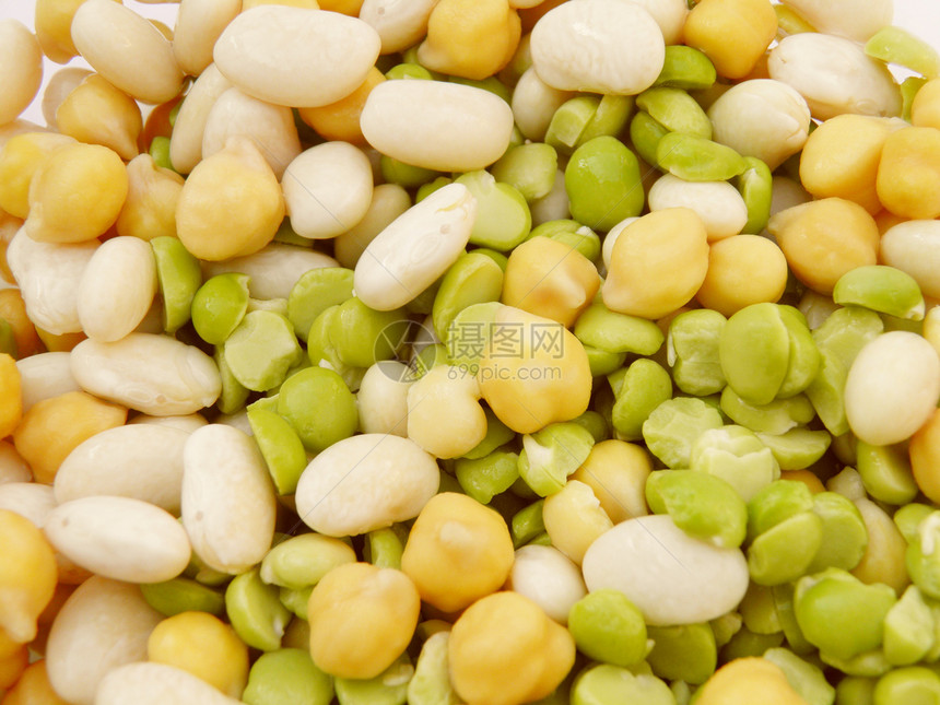 豆子美食午餐蔬菜大豆沙拉扁豆食物营养豆类饮食图片