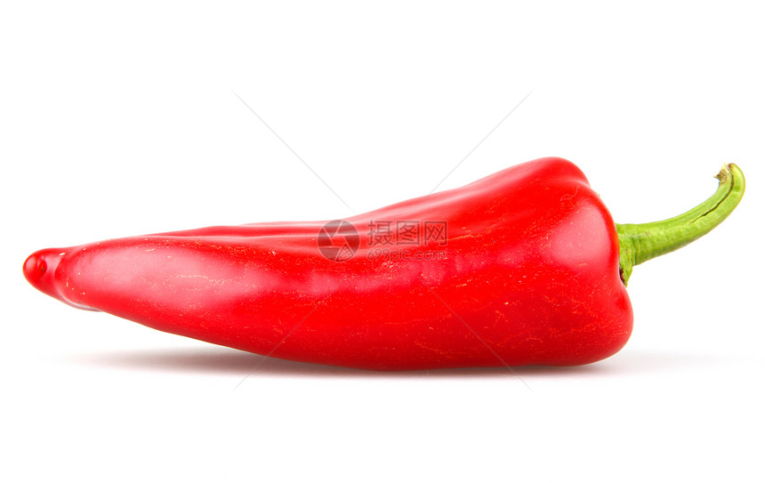 白色背景的红辣椒减肥营养管理重量膳食红色网络烹饪胡椒体重图片