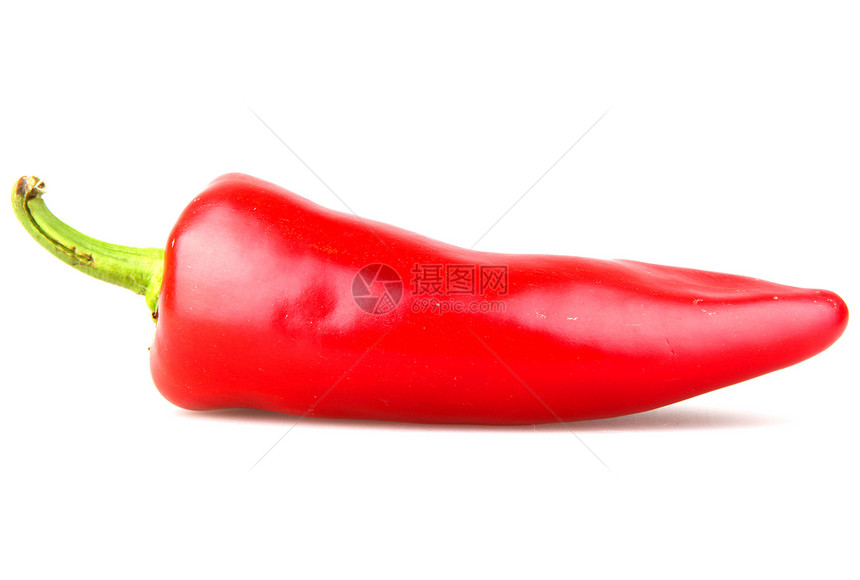 白色背景的红辣椒管理烹饪减肥红色饮食食谱营养胡椒食物网络图片