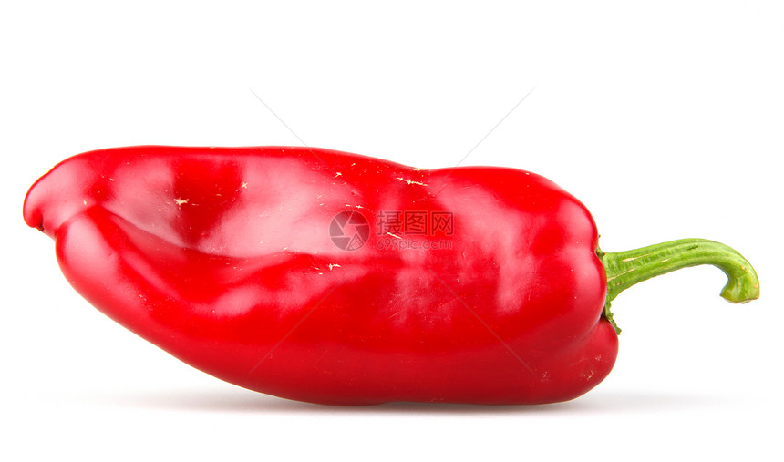 白色背景的红辣椒减肥饮食管理损失重量膳食胡椒烹饪食谱辣椒图片