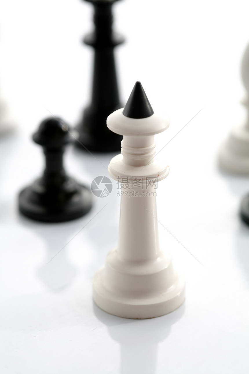 白国王对抗游戏商业典当女王白色思维黑色比赛爱好图片