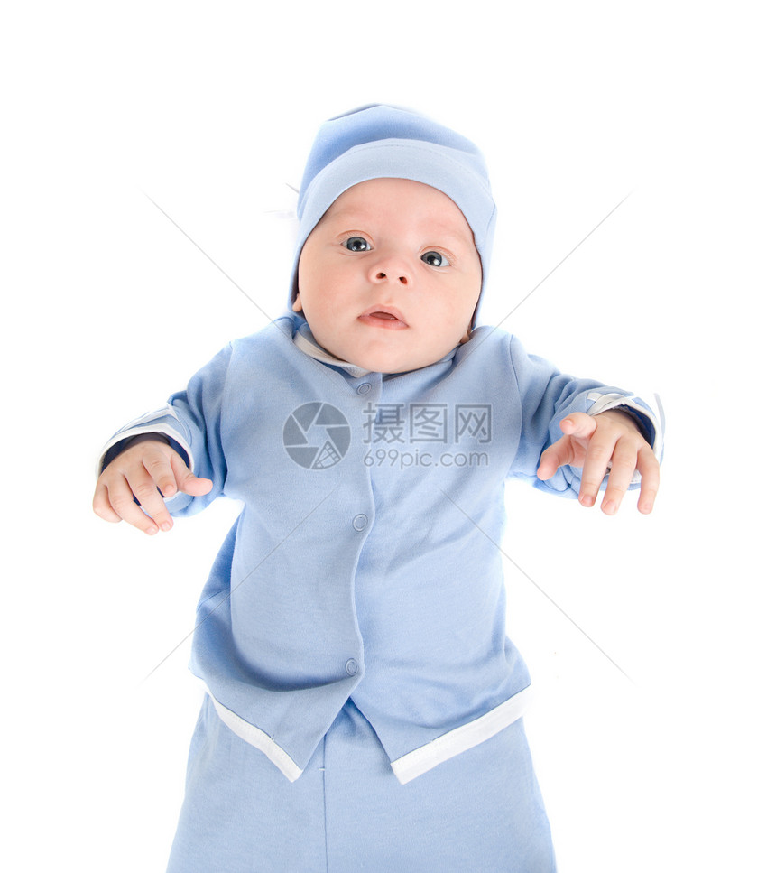 蓝色男孩儿子生活新生婴儿童年育儿皮肤工作室男性孩子图片