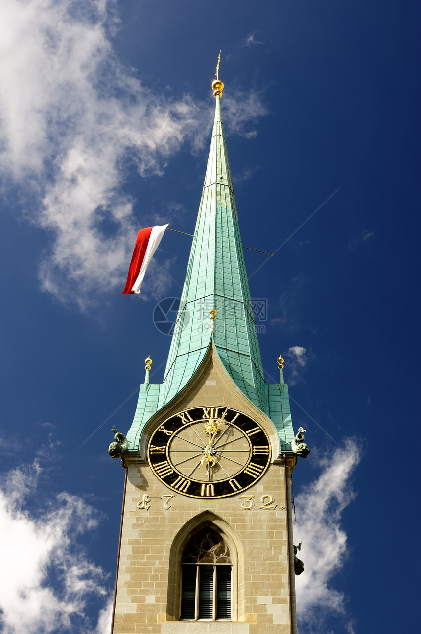 苏黎世威士忌兰风景教会假期目的地大教堂地方景观建筑学天空风光图片