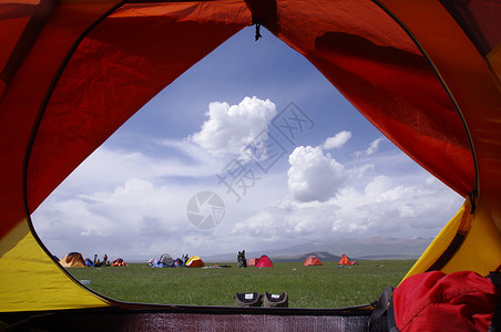 帐篷外背景图片