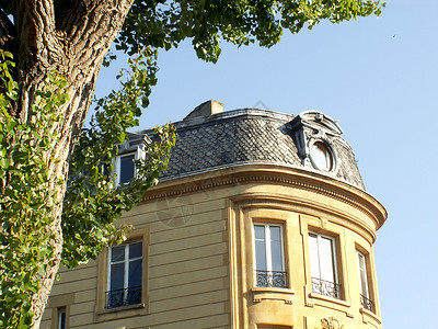 旧房子建筑学文化旅行历史天空地标蓝色办公室旅游城市背景图片