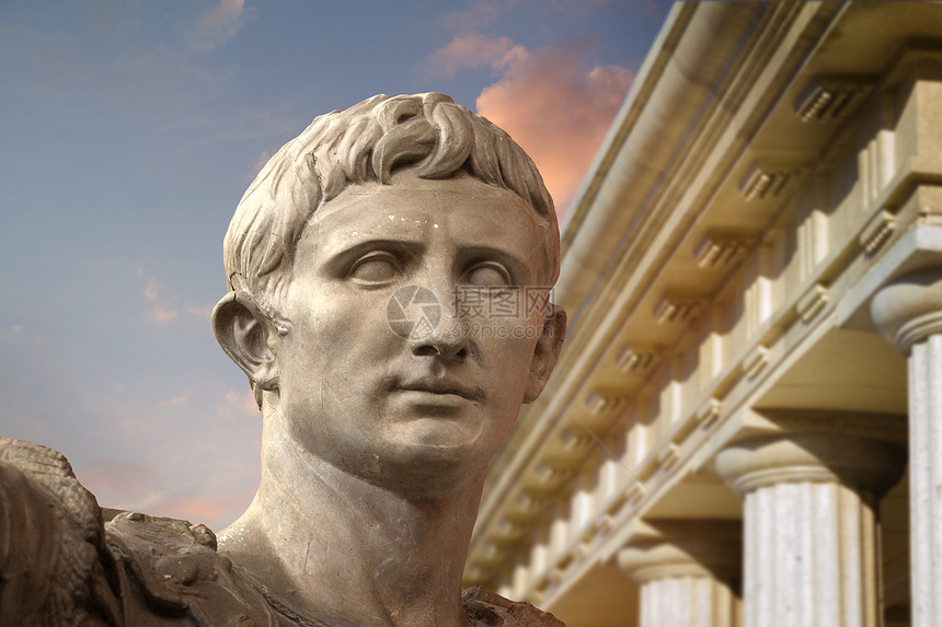 罗马朱利叶斯·凯撒·奥古斯都神像图片