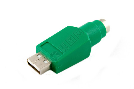 USB 到 PS2 计算机适应器背景图片