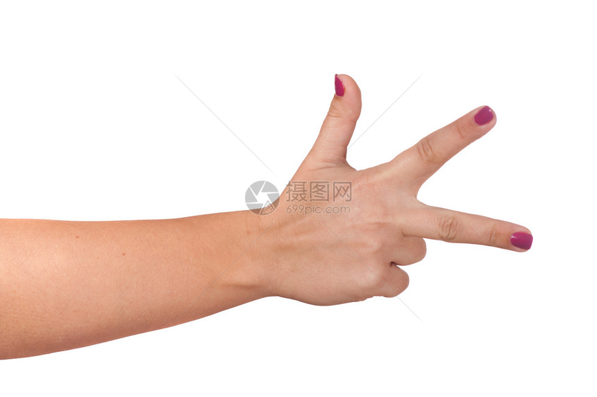 手牵手手臂手指手势个性投票白色表决信号拇指商业图片