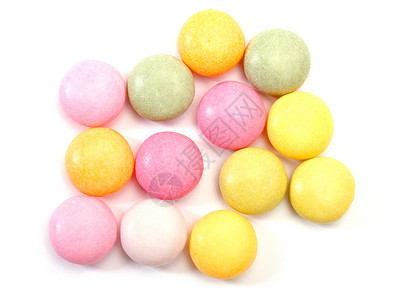 彩色糖果白色茶点食物团体着色剂活力黄色小吃背景图片