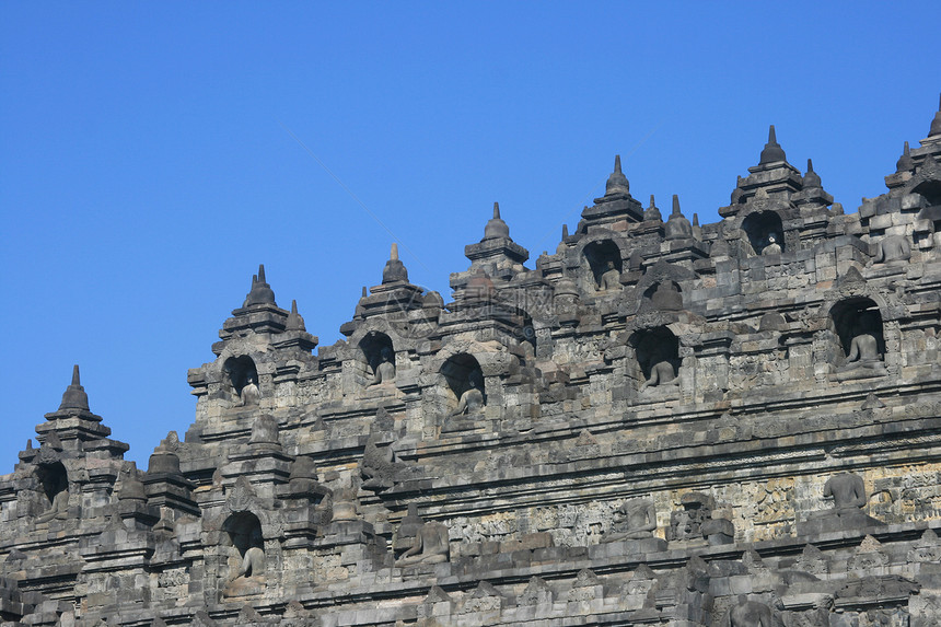 印度尼西亚博罗布杜尔石头精神旅行旅游吸引力文化宽慰建筑学世界雕刻图片