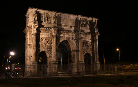君士坦丁夜拱门高清图片