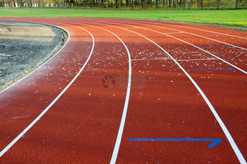 运动员运动体育体育场 赛道分线图片