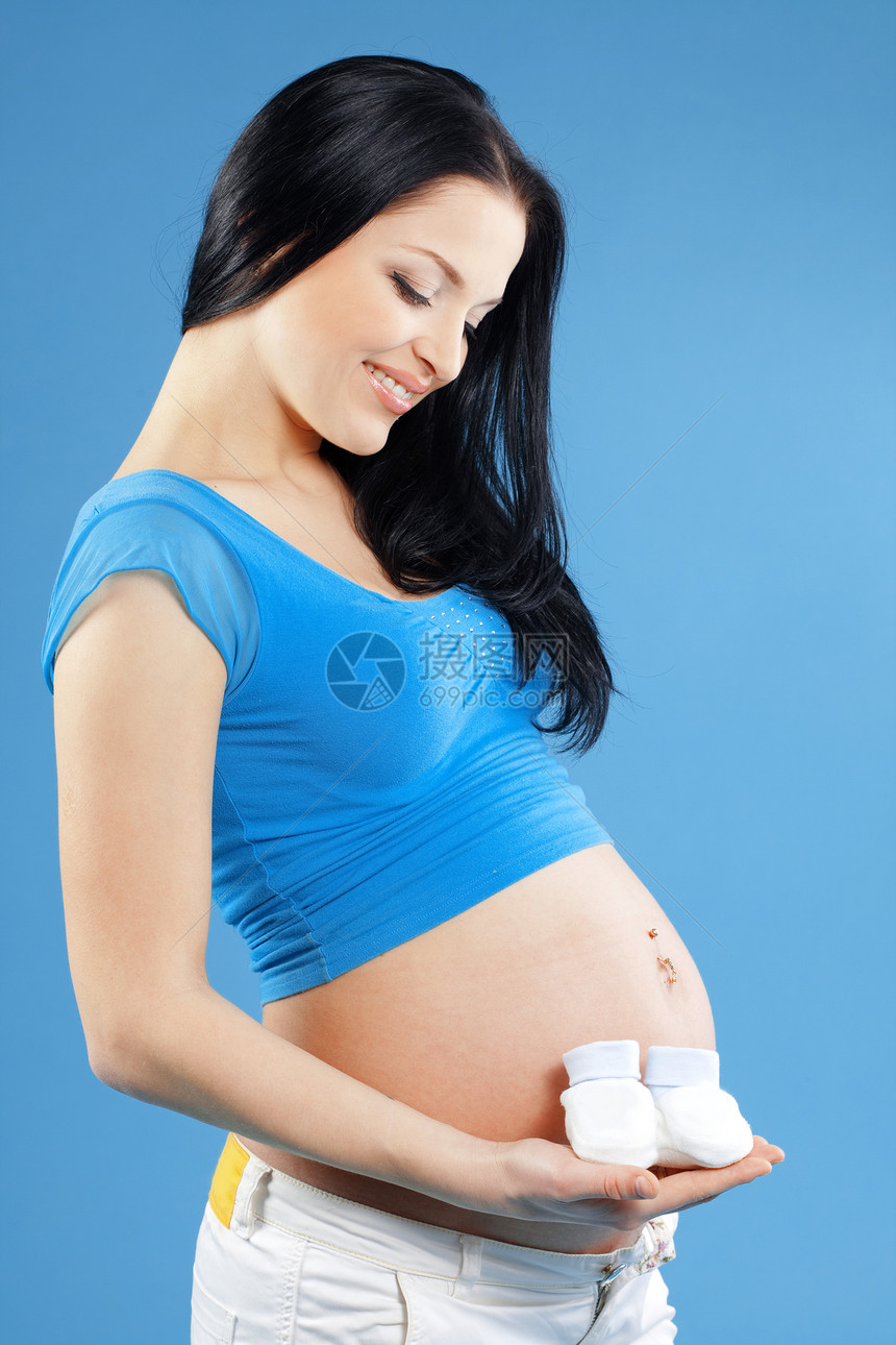 怀孕福利父母分娩成人母性婴儿女孩孩子肚子女性图片