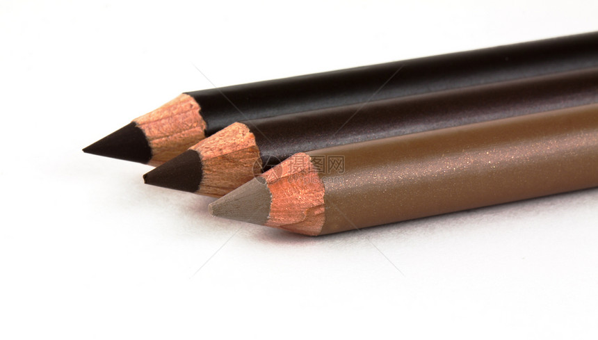 化妆铅笔定义者蜡笔黑色魅力衬垫口红化妆品眼线笔美丽刷子图片