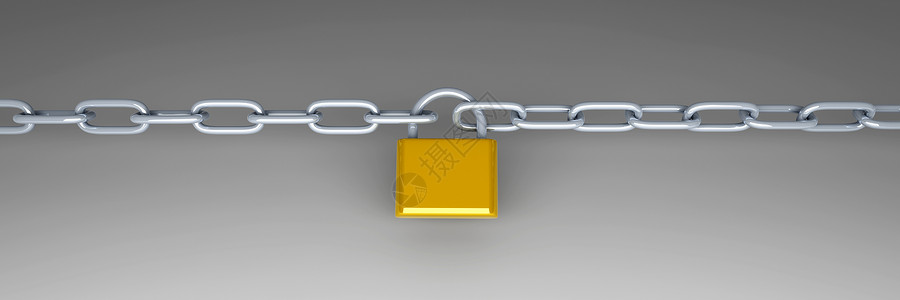 锁定链保护挂锁安全金属背景图片