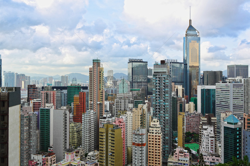 香港住宅商业吸引力海洋建筑摩天大楼顶峰天空建筑学旅行图片