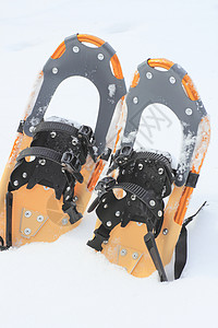 雪雪鞋雪鞋下雪白色背景图片