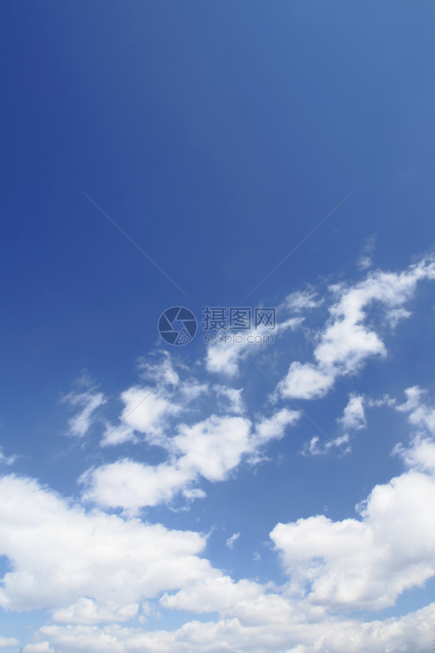 蓝色天空的白云天气阳光白色天堂多云空气图片