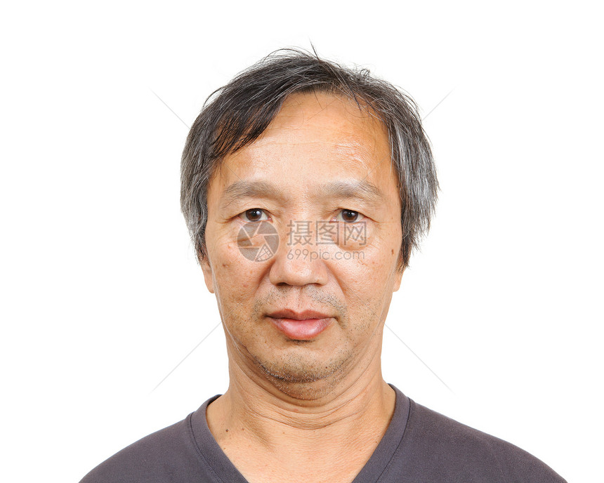 成年亚洲人人员白色男人文化公民眼睛男性智者祖父外表图片
