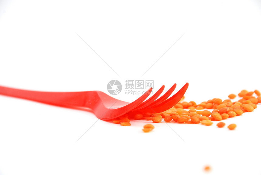 红色塑料红纸叉刀具银器白色美食金属烹饪环境小酒馆宏观用餐图片
