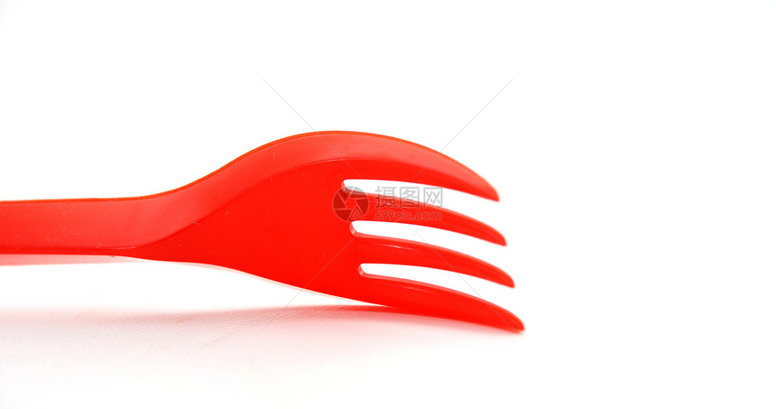 红色塑料红纸叉晚餐餐厅环境白色银器餐具功能烹饪服务宏观图片